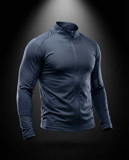 Chaqueta deportiva con cierre completo