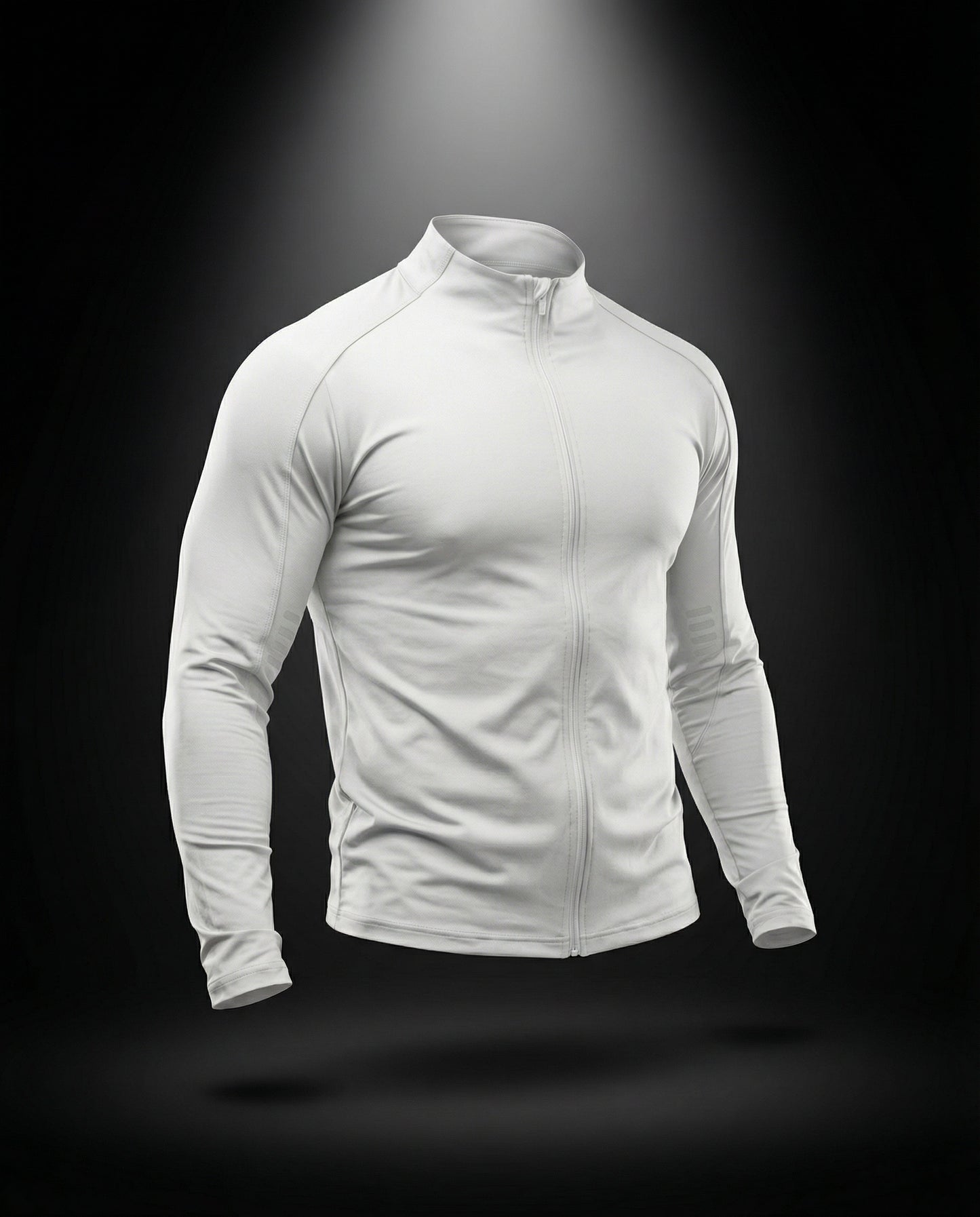 Chaqueta deportiva con cierre completo