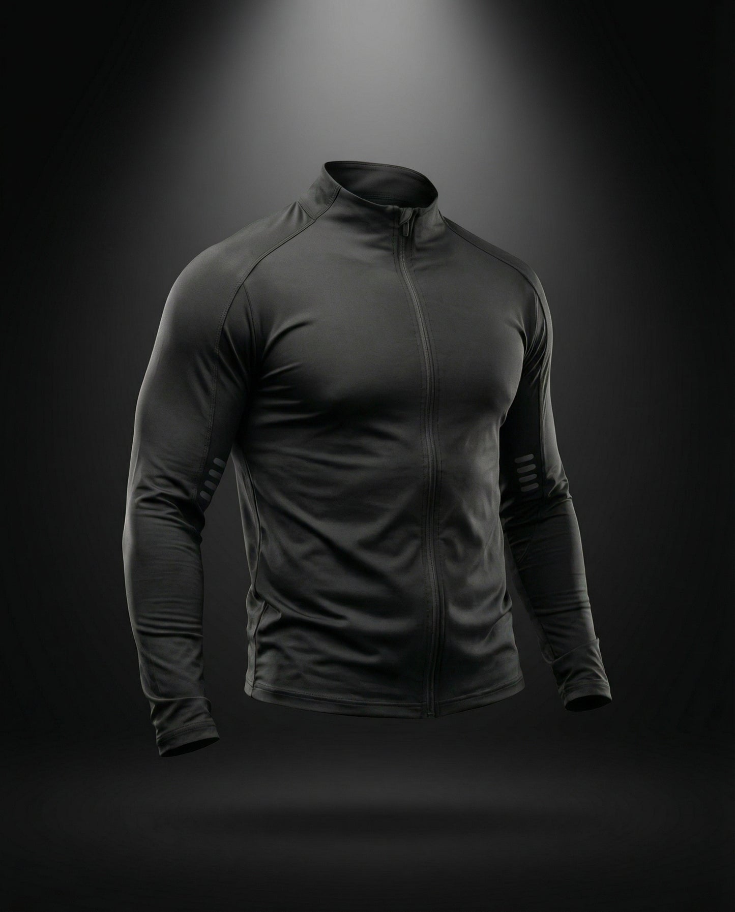 Chaqueta deportiva con cierre completo