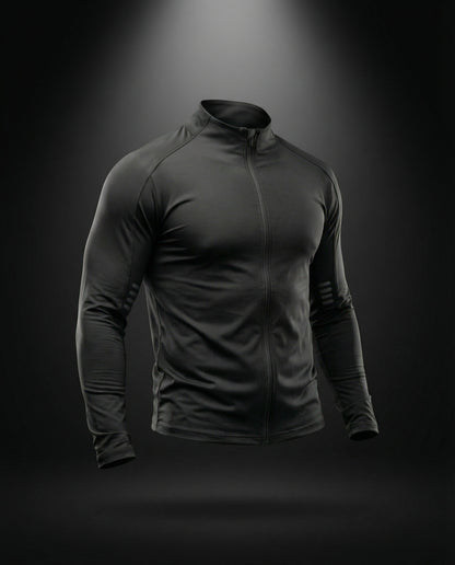 Chaqueta deportiva con cierre completo