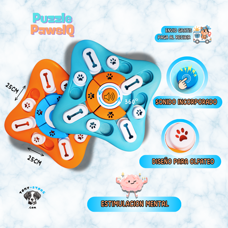 🍖PuzzlePawsIQ® 🧠 Tablero interactivo para perros🐶