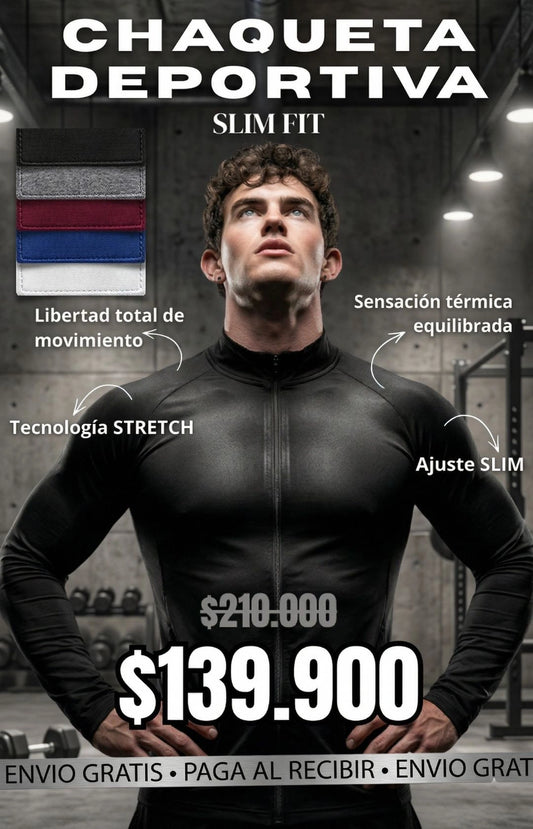 Chaqueta deportiva FULLZIP®️