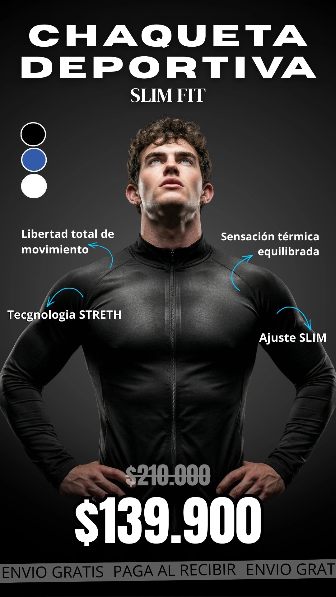 Chaqueta deportiva FULLZIP