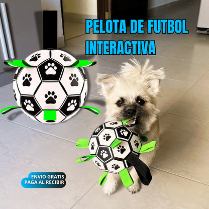 ⚽PawBounce-Pelota de Fútbol para Perros 🐾 Interactiva.